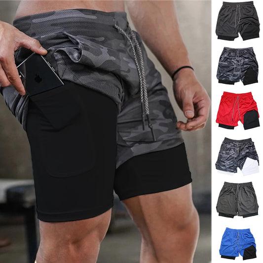 Men's Multi-Pocket Workout Shorts