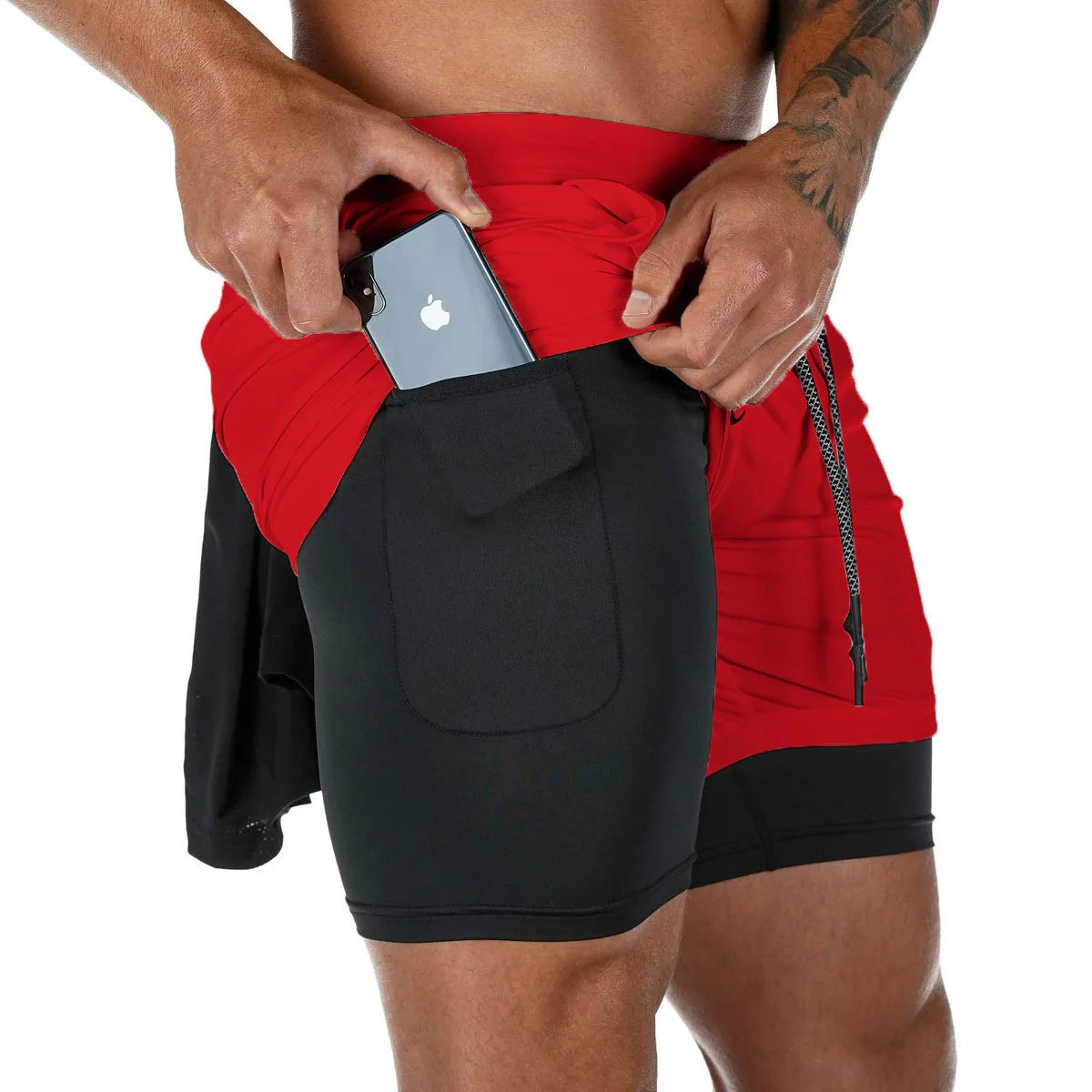 Men's Multi-Pocket Workout Shorts