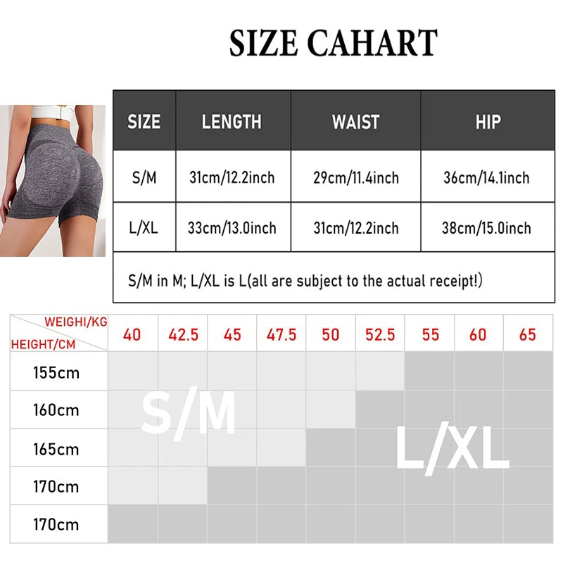 Women's Push Up Workout Leggings Shorts